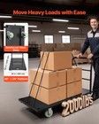 Vevor Heavy Duty Platform Truck 2000 Lbs Industrial Hand Truck Cart With Wheels