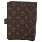 Louis Vuitton Monogram Agenda Mm Day Planner Cover R20105 Lv Auth Bs27581