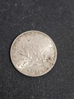 1916 France 1 Franc Silver Coin