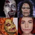Special Fx Makeup Kit With Practice Head For Theatre  Halloween  Cosplay
