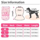 2x Pet Dog Clothe T Shirt Vest Clothing Puppy Cat Cute Love Mom Dad Apparel