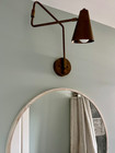 Mid-century Modern Brass Articulated Wall Sconce - Stilnovo Style Vintage Light