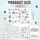 120pcs Water Soluble Embroidery Patterns water Soluble Stabilizer For Embroidery