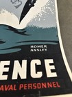 Uber Rare Orig  Ww2 Navy Poster    let Me Do The Talking-serve In Silence    16x21