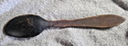 Vintage Hand-carved Wooden Spoon   Primitive Kitchen Utensil  9 25  Rustic