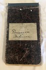 Antique Medical School Handwritten Class Notes Journals 1897 - 1900  St  Louis 
