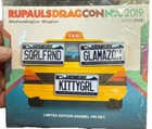 Rupaul s Dragcon Nyc 2019 Limited Enamel Pin Set - Drag Queen - Licence Plates