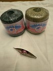 Tatting Shuttle W  Removable Bobbin   Two New Cotton Yarns