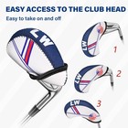 Neoprene Usa Flag Golf Club Iron Head Covers Set 10pcs Protective Covers