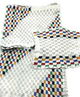 Vintage Hand Crocheted Cotton Placemats Napkins Kitchen Dishcloths Lot Of 10