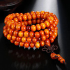 Stretch Wrap Mala Bracelet 108 6mm Bead Beautiful Natural Wood Prayer Buddhist
