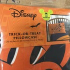 2 Disney Trick Or Treat Pillowcase Orange Black 20  X 30  With Handles