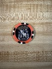 Black Gold Harley Davidson Orange Black Poker Chip Allen Texas