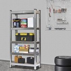 Metal Heavy Duty 5 Tier Shelf Garage Shelving Unit Steel Rack Storage Oragnizer