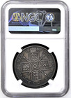 1889 Great Britain Double Florin  4 Shillings  Ngc Au Details - Stained  Km-763