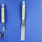 Vintage Usa Kitchen Utensil Strawberry Vine Set Of 5 Spatula Meat Fork 1950s