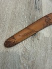 Vintage Australian Wooden Boomerang Aboriginal Kangaroo Emu Art Rare