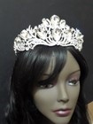 Teardrop Tiara Wedding Bridal Crown Headband Rhinestone Crystal Prom Party Wavy