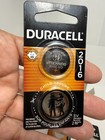 18-count Duracell 2016 Lithium Metal Battery 9 Cards 2 Per Card Exp 2034