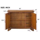 40  Console Table With Storage Shelf For Hallway Entry Way Living Room Natural