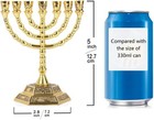 12 Tribes Of Israel Menorah  Jerusalem Temple 7 Branch Jewish Candle Holder  5