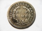 1858-p G Silver Seated Liberty Half Dime   Nice  lower Priced  Vintage Coin