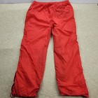 Vintage Charles River Streetwear Windpants Xl Red  Breakaway Snap Pants Gorpcore