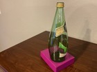 Rare Vintage Perrier Bottle With Thread Of Glass Going Through Its Center