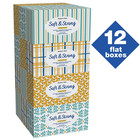 Member   s Mark Soft   Strong 2-ply Premium Facial Tissues 12 Flat Boxes  160 Tiss
