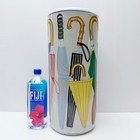 Vintage Colorful Umbrella Stand Holder Illustrated Umbrellas Porcelain 18   