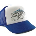 Keystone Light Beer Foam Front Trucker Hat Snapback Mesh Cap Retro