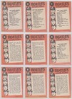 1964 The Beatles Complete Color Card Set 1-64 Tcg Topps With Protective Binder