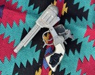 Vintage Cast Iron Toy Cap Gun Bucking Bronco Buck   n Bronco Orange Cap Missing 