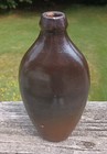 Antique Stoneware Flask Albany Slip