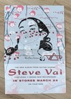 Steve Vai Rare 2005 Double Sided Tour Promo Poster 4 Illusions Cd 12x18 Mint Usa