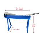 Manual Guillotine Shear Gauge Sheet Metal Plate Cutter Metal Sheet Shearing Tool