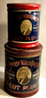 George Washington Cut Plug Tobacco Tins R j  Reynolds Co  1-large   1-small Tin