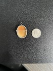 800 Silver Antique Carved Shell Pendant Or Brooch Cameo