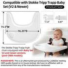 Luqibabe Baby High Chair Tray Compatible With Stokke Tripp Trapp  v2  Baby Se   