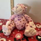 Ganz Webkinz Pink Love Monkey Valentine Hearts Plush Stuffed Toy No Code 10 