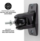 Jumbl  Stainless Steel 10 Lbs Max  Speaker Wall Mount Bracket  Pack Of 2