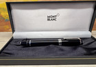 Montblanc Boheme Platinum Plated Trim Rollerball Pen - No Stone On Clip Model