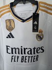 Real Madrid Home Jersey 2023 24 Kroos 8 Size M Adidas Soccer Shirt With Patches