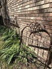 Stewart Iron Works Antique Salvage Wrought Iron Garden Fence Panels Brown