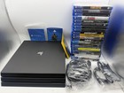 Sony Playstation 4 Pro Ps4 1tb  w games   Cuh-7015b Used Once Without Controller