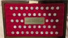 Franklin Mint  kings And Queens Of England  Sterling Silver Coin Collection 1977