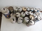 Lot Of 22 Vintage Steel Beer Cans With Pull Tab Top