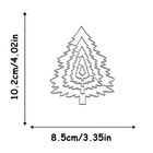 Frilly Pop Up Christmas Tree Cutting Dies Die Cut Metal