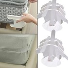 4pcs Lock Sheet Holders Keep Sheets Tight Heavy Duty Straps Fit All Mattresses  