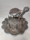 James W Tufts Boston Antique Pin Cushion Thread Spool Holder No 4143 Collectable